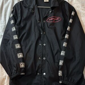 Airwalk Black Windbreaker Jacket